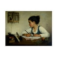 thumbnail image 1 of Henriette Browne 'The pet goldfinch' Canvas Art, 1 of 4