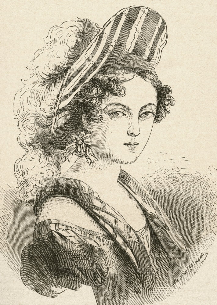 Henriette Sontag Later Countess Rossi 1806 Canvas Art - Ken Welsh Design Pics (12 x 16)