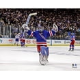 thumbnail image 1 of Henrik Lundqvist New York Rangers Unsigned Celebration Photograph, 1 of 1