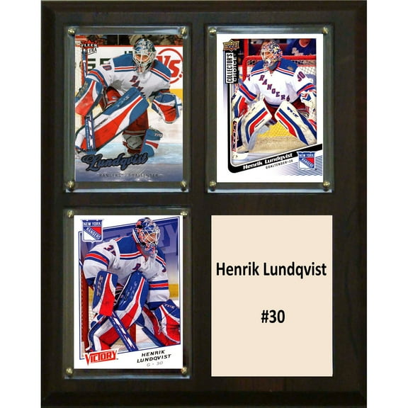 Henrik Lundqvist Rangers 8'' x 10'' Plaque