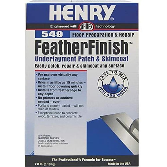 Henry FeatherFinish Floor Patch - H549 - Tile Use, Multicolor