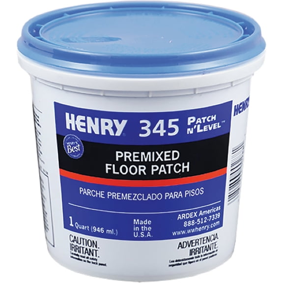 Henry Adhesives Pre-Mixed Floor Patch Subfloor Patch Kit - Set of 2, 1 Qt, Multicolor  Residential Use, Standard Application