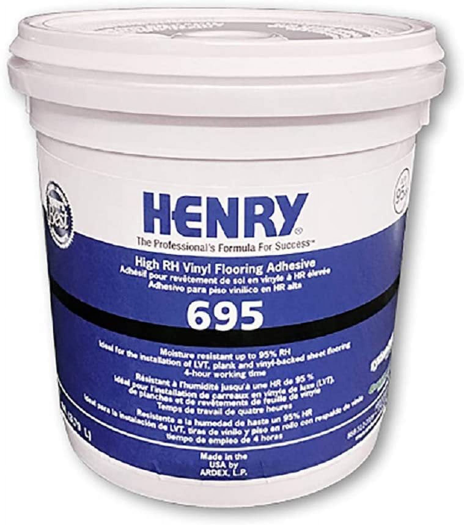 Henry 32079 695 Vinyl Flooring Adhesive, Off-White, 1 Gallon