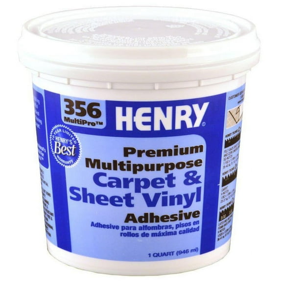 Henry HY356CQT 1 Quart Multipurpose Carpet & Sheet Vinyl Adhesive