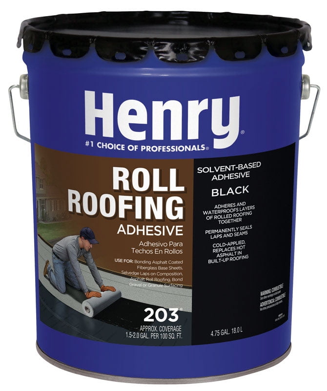 203 Black Roll Roofing Adhesive 0.90 gal. 203 Black Roll Roofing Adhesive 0.90 gal.