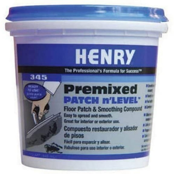 4-pack Henry Adhesives Pre-Mixed Floor Patch - Flooring Patch - 4 Pack, 1 Qt Residential Use, Standard Application