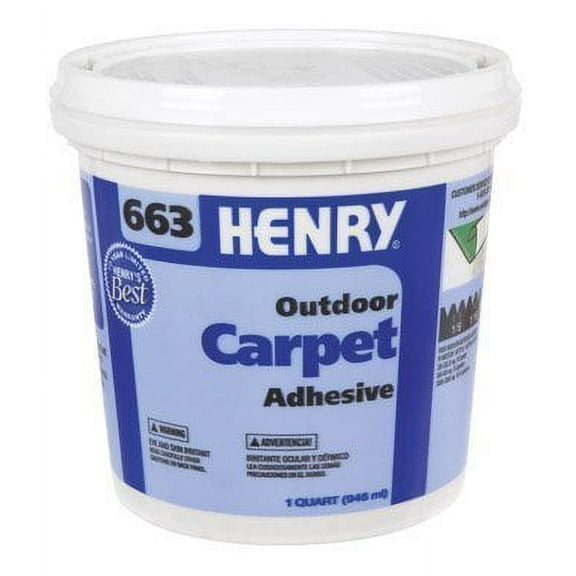 Henry 663 Outdoor Carpet High Strength Paste Adhesive 1 qt.