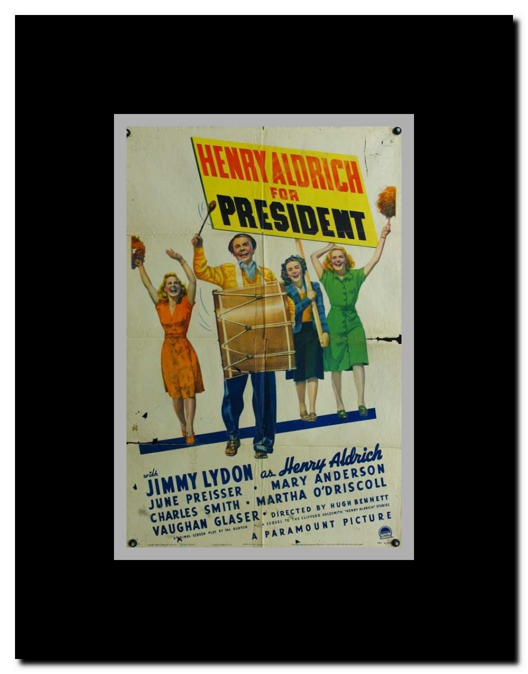 Henry Aldrich For President Framed Movie Poster