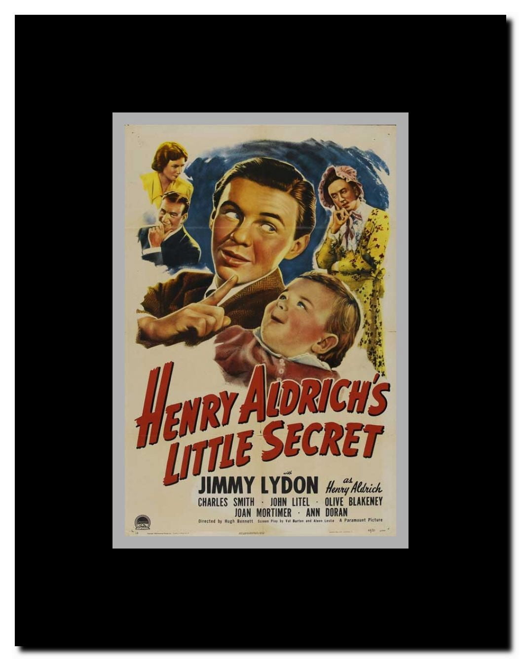 Henry Aldrich's Little Secret Framed Movie Poster