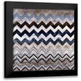 thumbnail image 1 of Henry, Alexys 20x20 Black Modern Framed Museum Art Print Titled - Zig Zag IV, 1 of 5