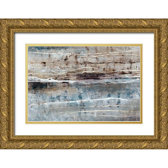 Henry, Alexys 32x23 Gold Ornate Wood Framed with Double Matting Museum Art Print Titled - Counterbalance Coast