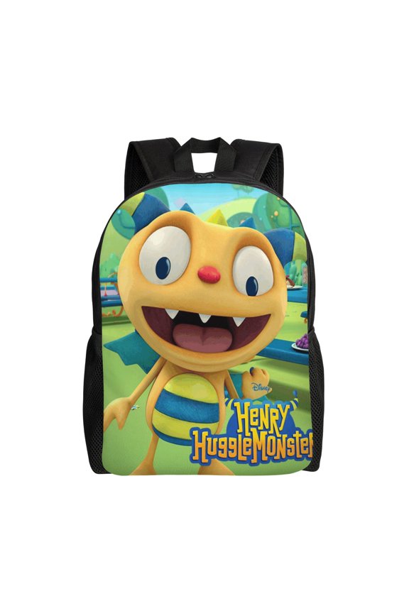 Henry Anime Hugglemonster Travel Backpack Lightweight Large Capacity Laptop Backpacks Casual Daypack Rucksack