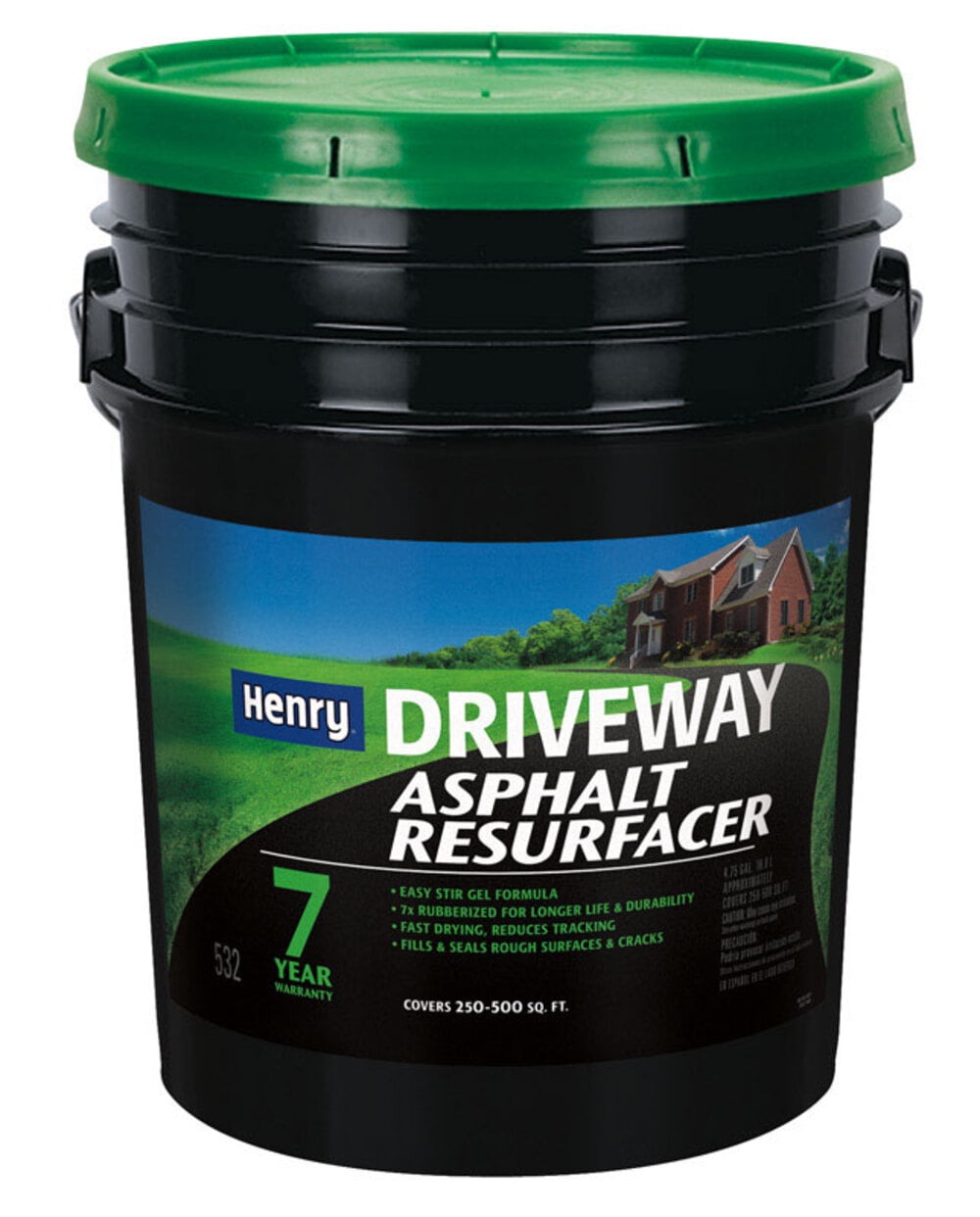 Henry Asphalt Sealer,Pail,Black,5 gal HE532074