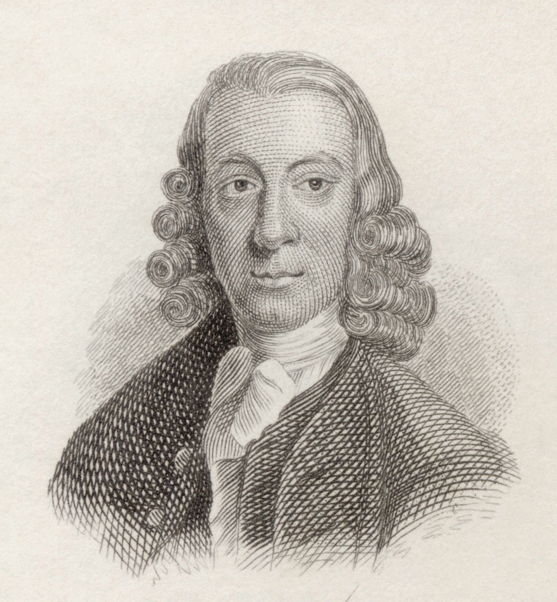 Henry Brooke 1703 To 1783 Irish Novelist And Dramatist From Crabbs Historical Dictionary Published 1825 Canvas Art - Ken Welsh Design Pics (14 x 15)