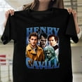 thumbnail image 1 of Henry Cavill Vintage Retro 90s Style Actor Fan Movie Graphic G122 Unisex T-Shirt, Up to Size 5XL, 1 of 2