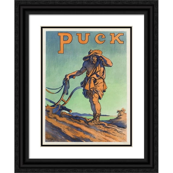 Henry Cruse Murphy 15x18 Black Ornate Wood Framed Double Matted Museum Art Print Titled - On Deck