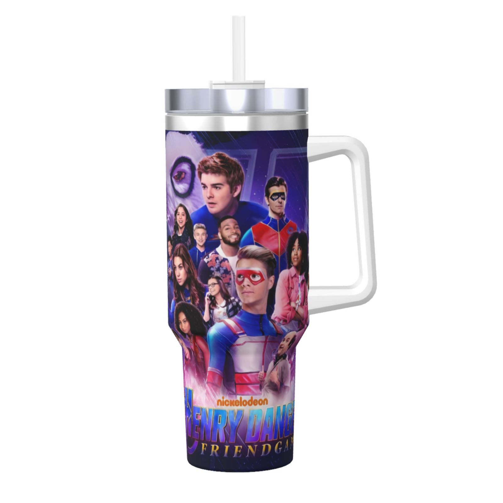 Henry Danger 40oz Sublimation Tumbler With Handle And Straw Lid
