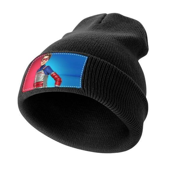 Henry Danger Cartoon Stretchable Knitted Beanie Hat Daily Winter Warm Soft Skull Cap Gift For Men Women
