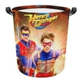 thumbnail image 1 of Henry Danger Circular Laundry Hamper Foldable Large Storage Baskets Organizer Bin Bag For Dirty Clothes Toys, 1 of 8
