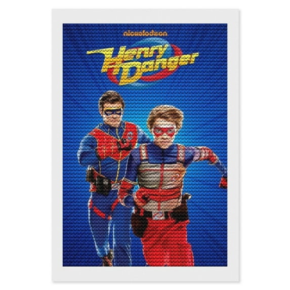 Henry Danger Diamond Art Kits for Adults Diamond Art Gem Art Painting Full Drill Round Art Gem Painting Kit for Home Wall Decor