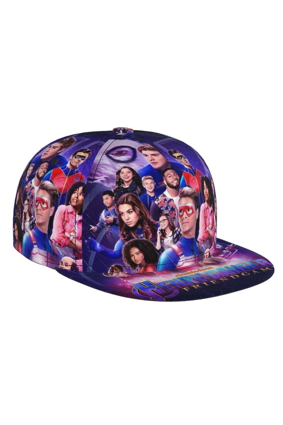 Henry Danger Flat Brim Bill Baseball Cap Adjustable Hat Hip Hop Caps for Dad Kids Men Women