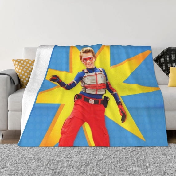 Henry Danger Fleece Blanket Super Soft Cozy Throw Blanket Fuzzy Comfy Flannel Blanket Warm Plush Blankets And Throws For Couch, Sofa, Bed 50"X40"