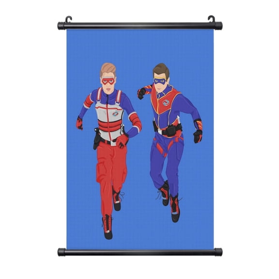 Henry Danger Hanging Poster Plastic Shaft Canvas Wall Hanging Banner Wall Art Painting Artwork Decor For Home Living Room Bedroom Office 20"X30"