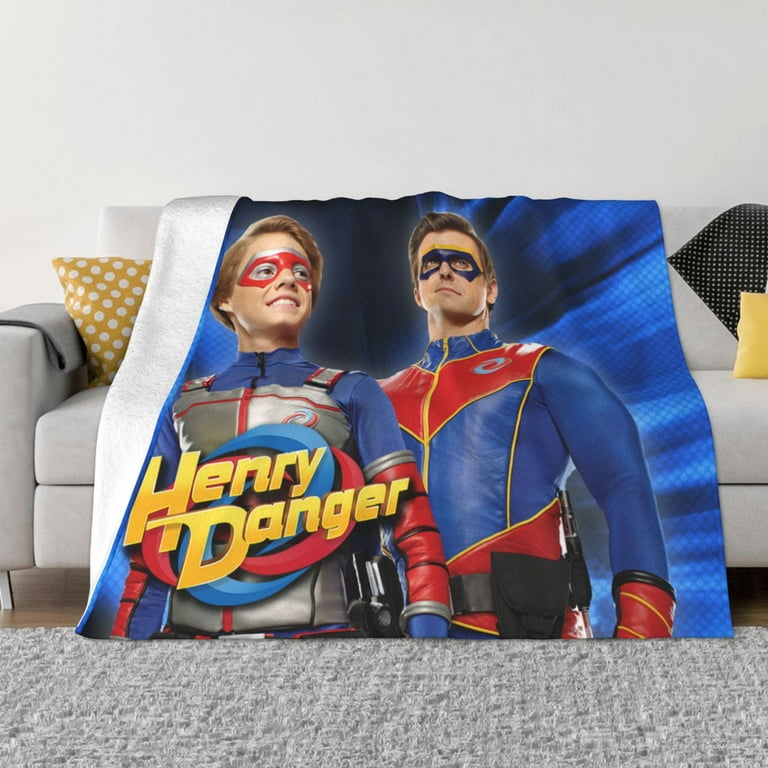 Henry Danger Season 3 Flannel Blanket Cozy Ultra Soft Micro Fleece Throw Blanket 40 x30 For Sofa Couch Bed Office Travel