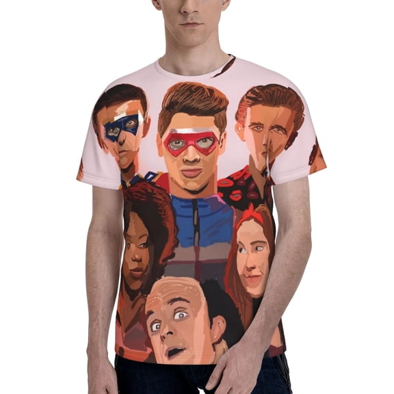 Henry Danger T Shirt For Men Women, Graphic Print Casual Unisex Short Sleeve Summer Funny Top Tees Shirt