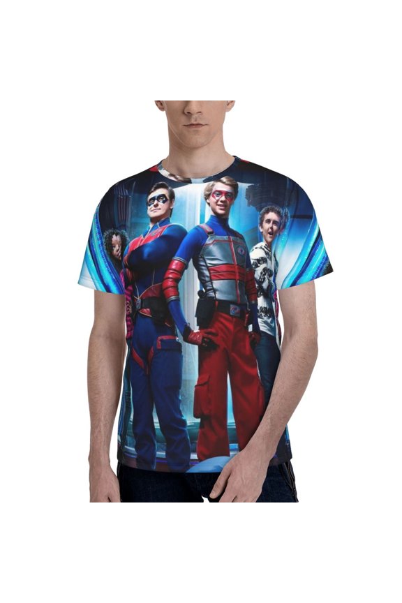 Henry Danger T Shirt For Men Women, Graphic Print Casual Unisex Short Sleeve Summer Funny Top Tees Shirt