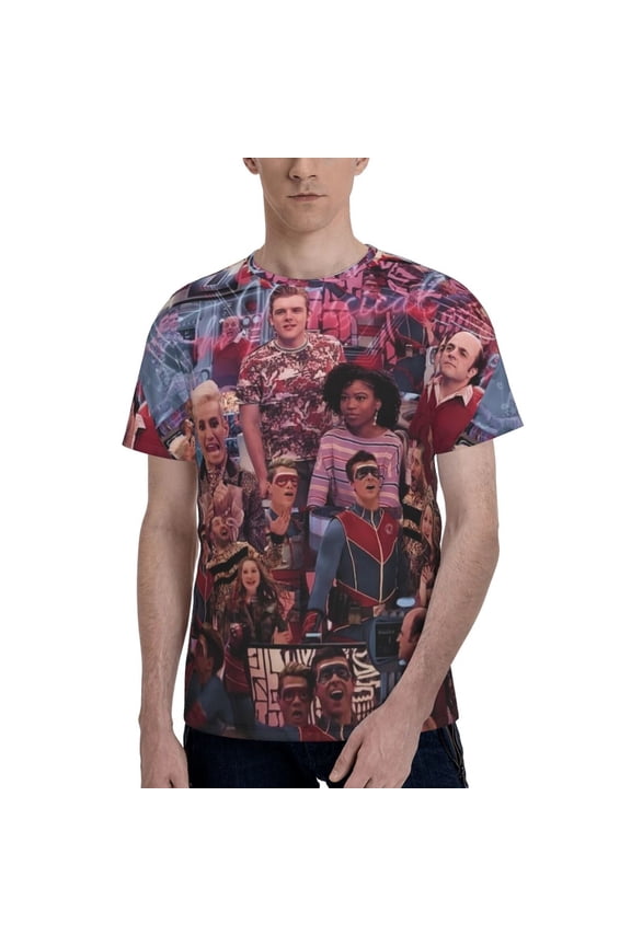 Henry Danger T Shirt For Men Women, Graphic Print Casual Unisex Short Sleeve Summer Funny Top Tees Shirt