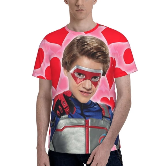 Henry Danger T Shirt For Men Women, Graphic Print Casual Unisex Short Sleeve Summer Funny Top Tees Shirt