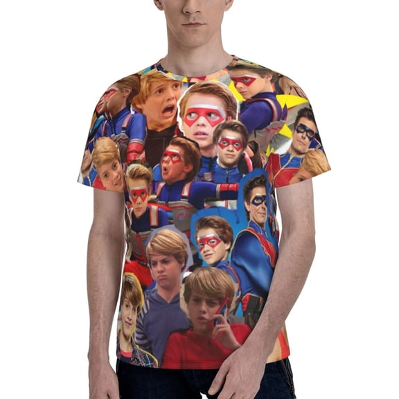 Henry Danger T Shirt For Men Women, Graphic Print Casual Unisex Short Sleeve Summer Funny Top Tees Shirt