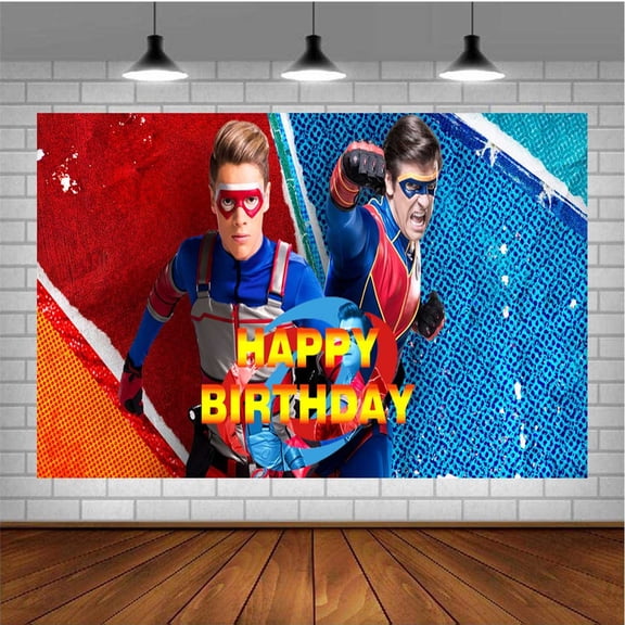 Henry Danger Banner Poster Wall Decor Birthday Backdrop Background Party Supplies Taspestry