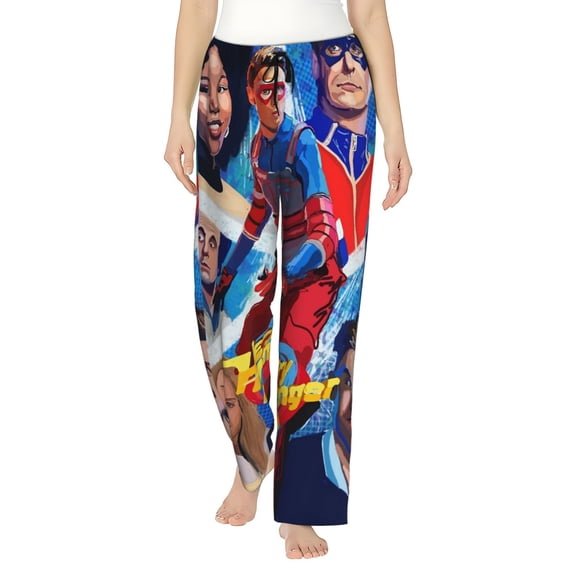 Henry Danger Women's Pajama Pants Ultra Soft Comfy Sleep Lounge Pants Cartoon Print Lightweight Casual Bottoms Loungewear