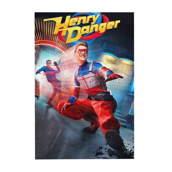 Henry Danger Wooden Picture Puzzle 300 Piece Jigsaw Puzzle for Adults Challenging Puzzle Game Gifts