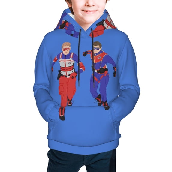 Youth Cartoon Hoodie Fashion Long Sleeve Kids Pullover Coat Casual Hoody Hooded Sweatshirts for Boys Girls