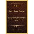 thumbnail image 1 of Henry David Thoreau : Representative Selections, With Introduction, Bibliography And Notes (Paperback), 1 of 1