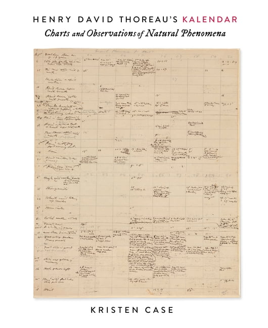 Henry David Thoreau's Kalendar: Charts and Observations of Natural Phenomena, (Hardcover)