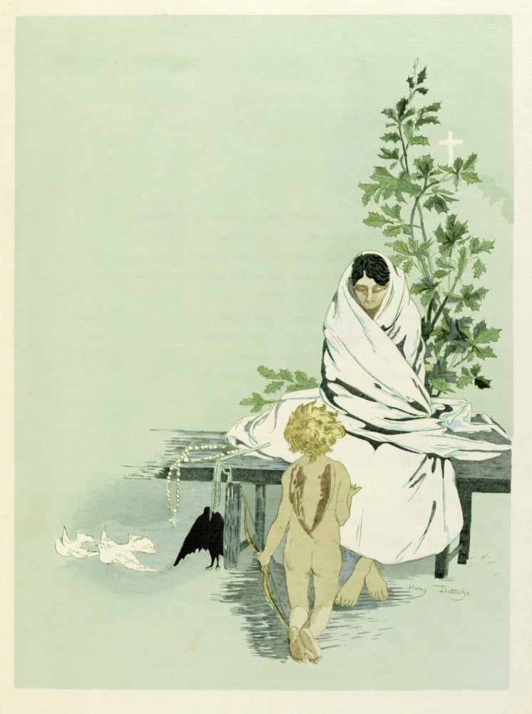 Henry Detouche (1854-1913) Canvas Art - (18 x 24)