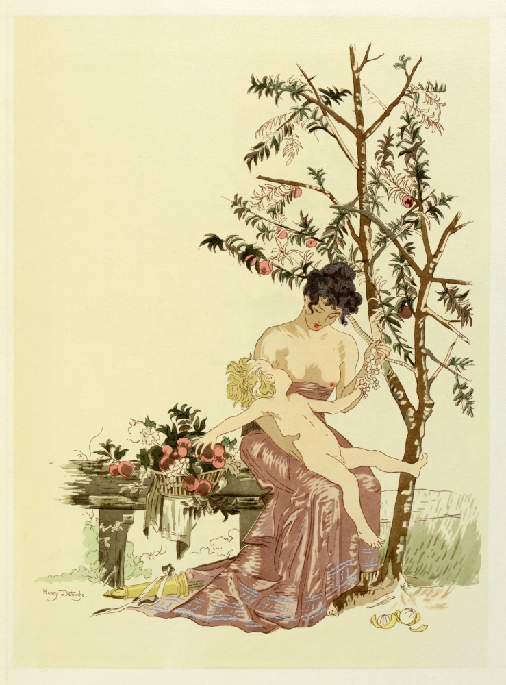 Henry Detouche (1854-1913) Canvas Art - (18 x 24)