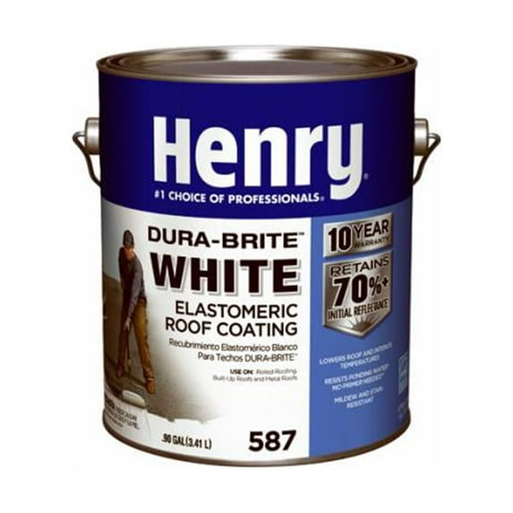 Henry Dura-Brite Elastomeric Roof Coating - White - 1 Gal