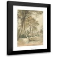 thumbnail image 1 of Henry Edridge 13x18 Black Modern Framed Museum Art Print Titled - Stream with Trees and Cattle Near Bromley Hill, Kent (1807), 1 of 5