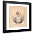 thumbnail image 1 of Henry Edridge 15x18 Black Modern Framed Museum Art Print Titled - Portrait of a Young Lady in a Turban, 1 of 5
