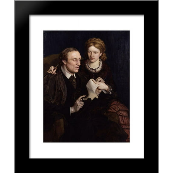 Henry Fawcett; Dame Millicent Garrett Fawcett 20x24 Framed Art Print by Ford Madox Brown
