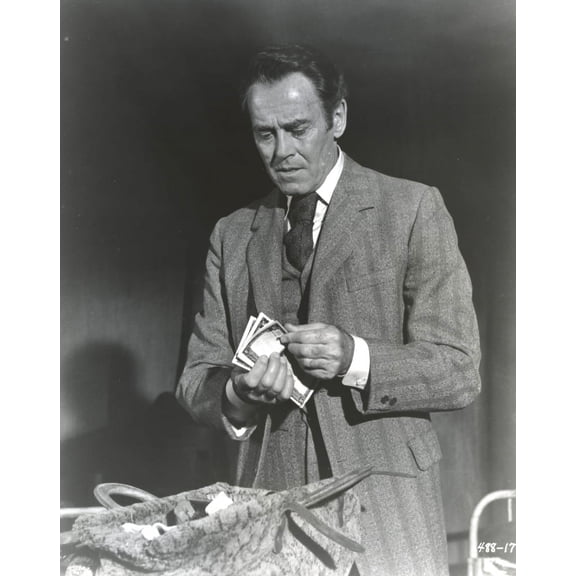 Henry Fonda Counting a Money Photo Print (24 x 30)