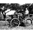 thumbnail image 1 of Henry Ford At The Controls Of One Of His First Tractors Powered By A 1904 Model-B Type Engine. Near Dearborn History (, 1 of 2