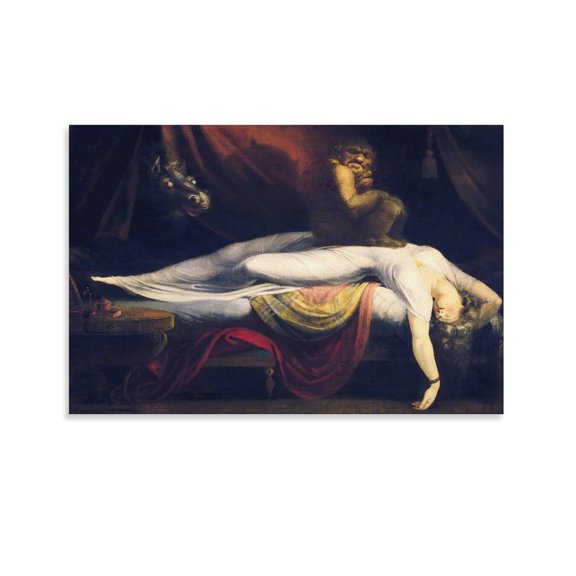 Henry Fuseli Print Painting (10) Picture Print Canvas Poster Wall Paint Art Posters Decor Modern Home Artworks Gift 16x24inch(40x60cm)