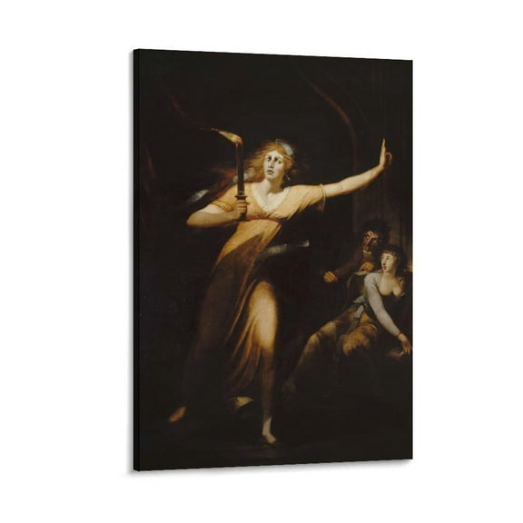 Henry Fuseli Print Painting (12) Print Photo Art Painting Canvas Poster Home Decorative Bedroom Modern Decor Posters Gifts 20x30inch(50x75cm)