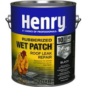 Henry HE208R042, Cement Rubber, Black Wet Patch Industrial Sealant, 10 lbs 9g